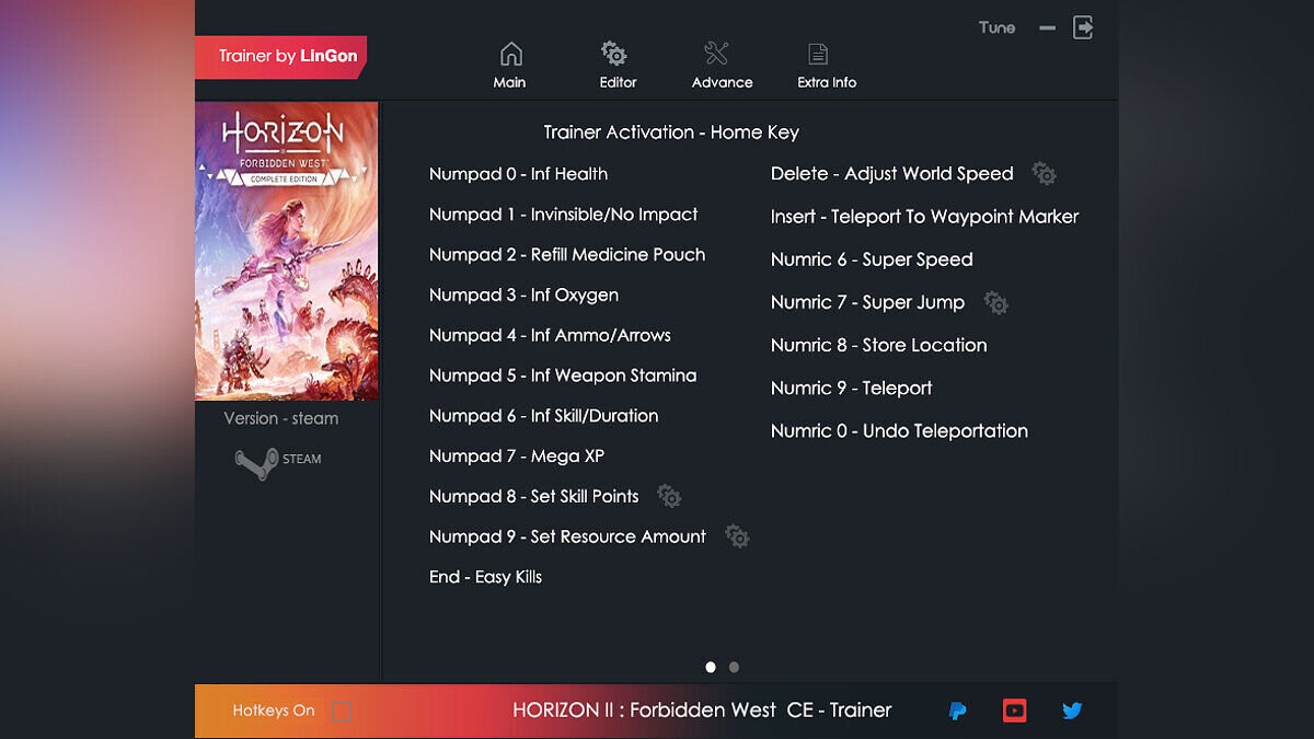 Horizon Forbidden West — Трейнер (+17) [UPD: 28.03.2024]