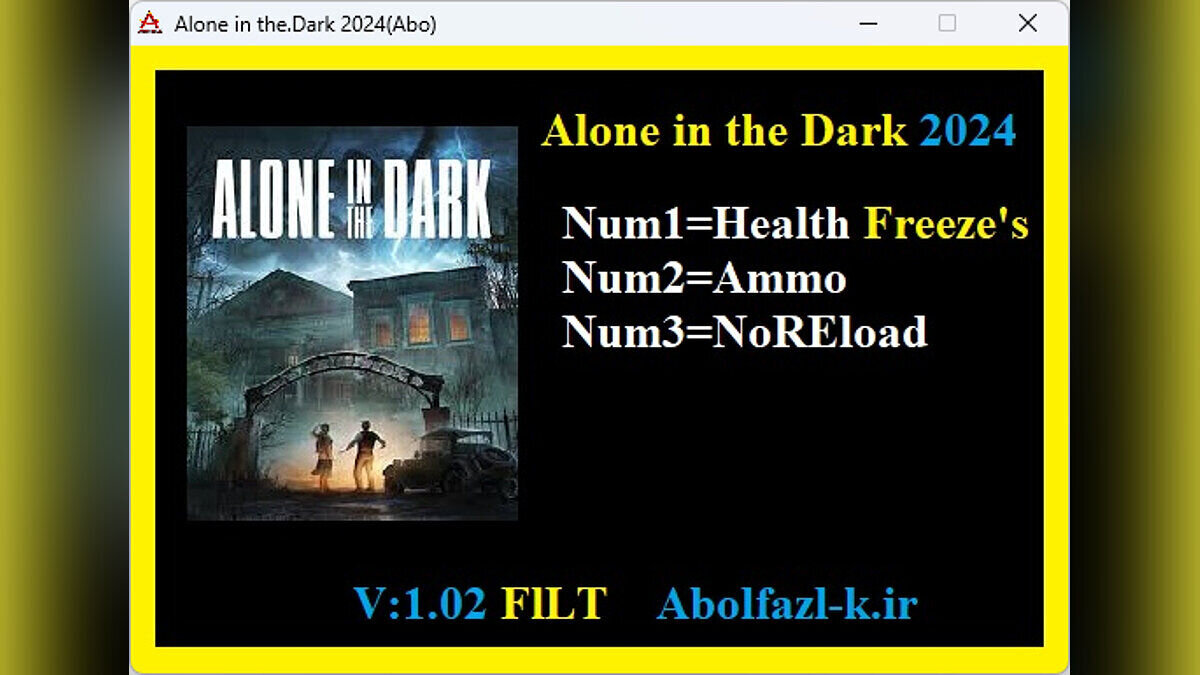 Alone in the Dark — Трейнер (+3) [1.02: Fixed]