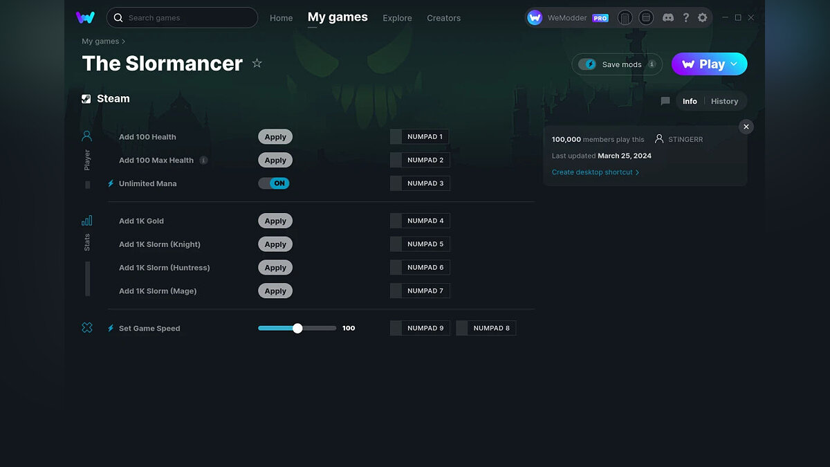 The Slormancer — Трейнер (+8) от 25.03.2024 [WeMod]