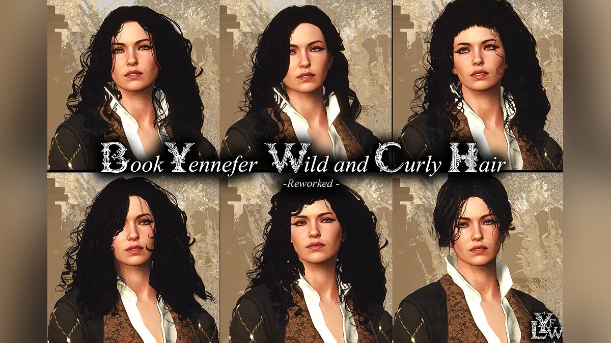 The Witcher 3: Wild Hunt - Complete Edition — Волосы Йеннефер как в книгах