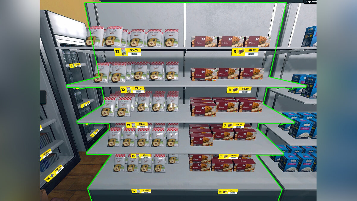 Supermarket Simulator — 5-ярусная полка