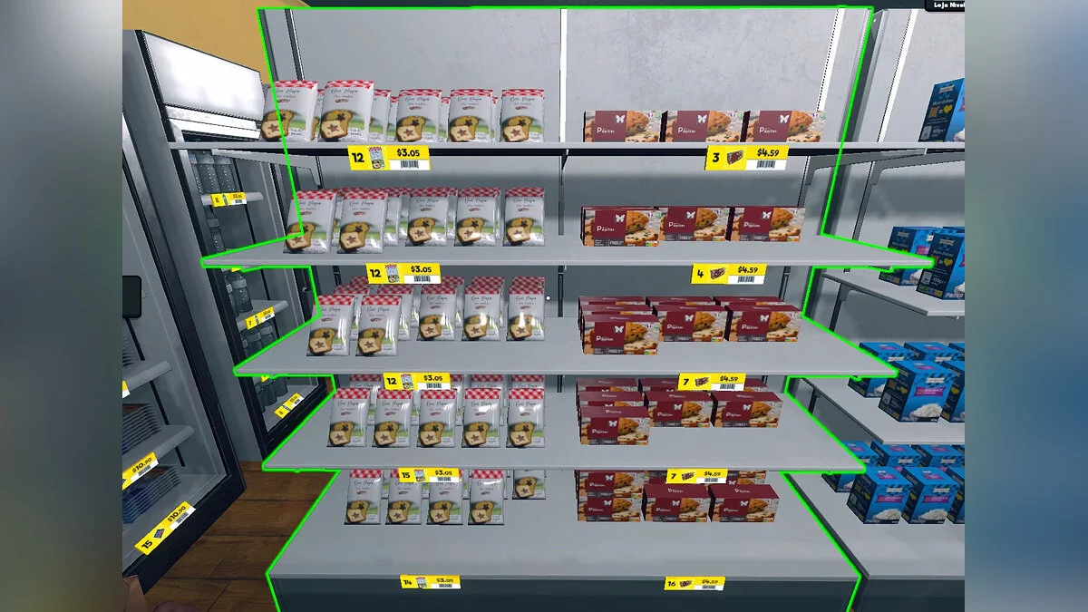 Supermarket Simulator — 5-ярусная полка