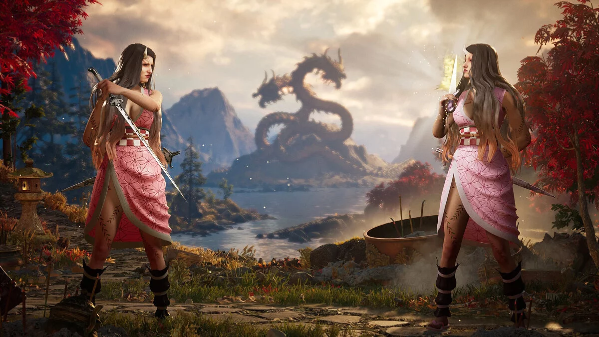 Mortal Kombat 1 — Ашра в образе Незуко