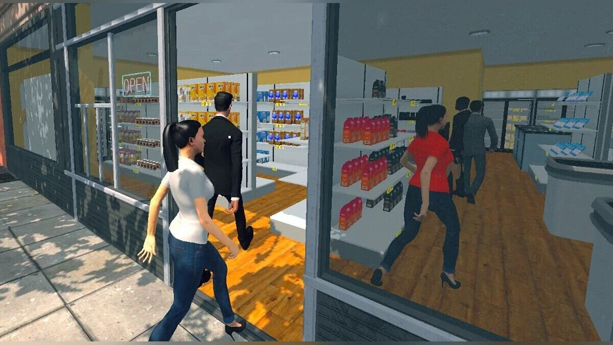 Supermarket Simulator — Больше клиентов