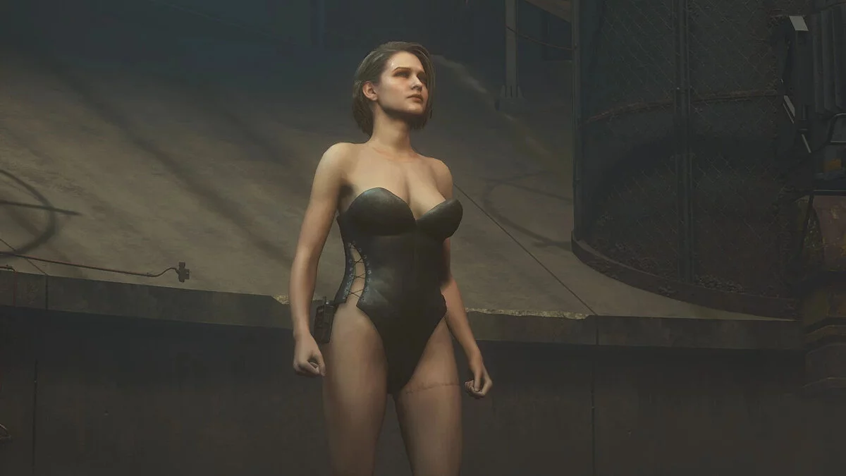 Resident Evil 3 — Джилл в корсете