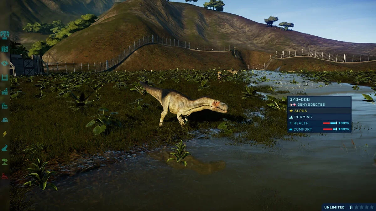 Jurassic World Evolution — Гениодект (новый вид)