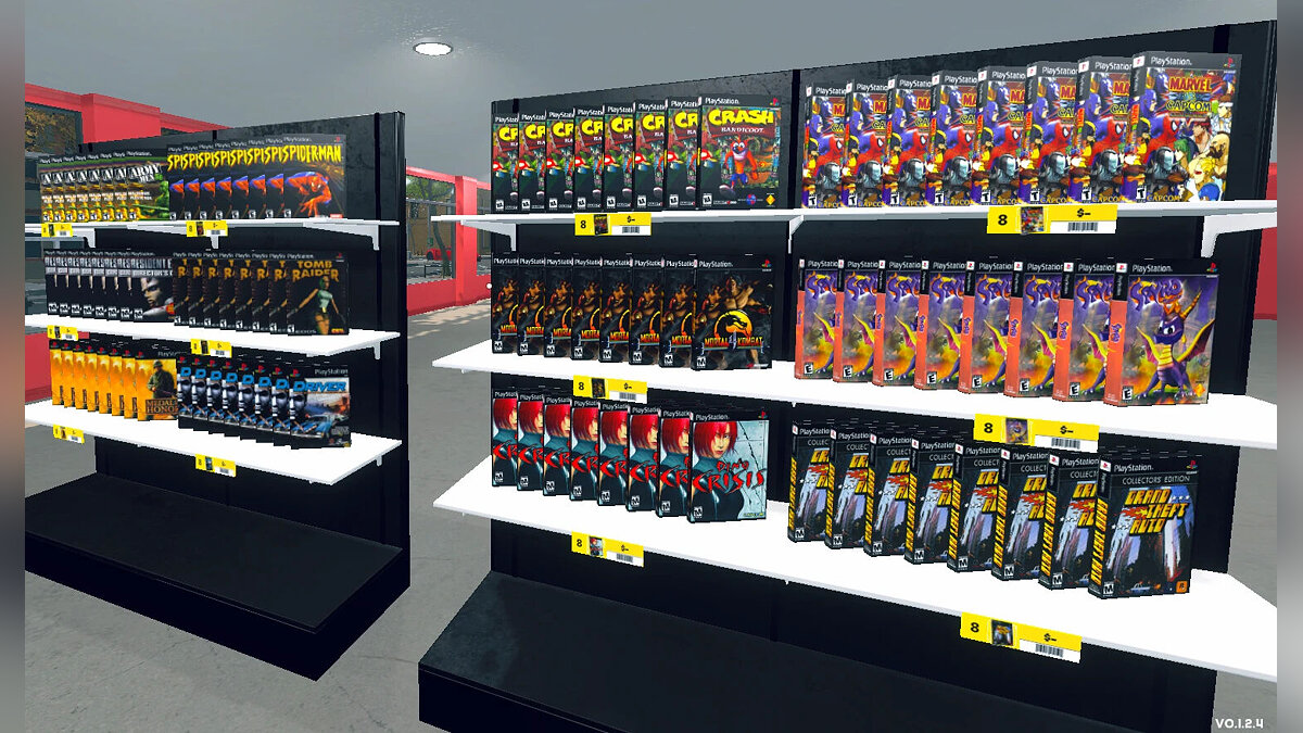 Supermarket Simulator — Игры PS1 вместо книг
