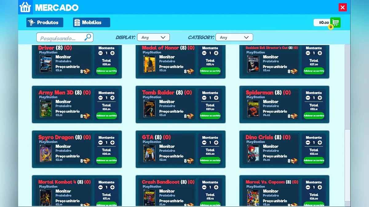 Supermarket Simulator — Игры PS1 вместо книг