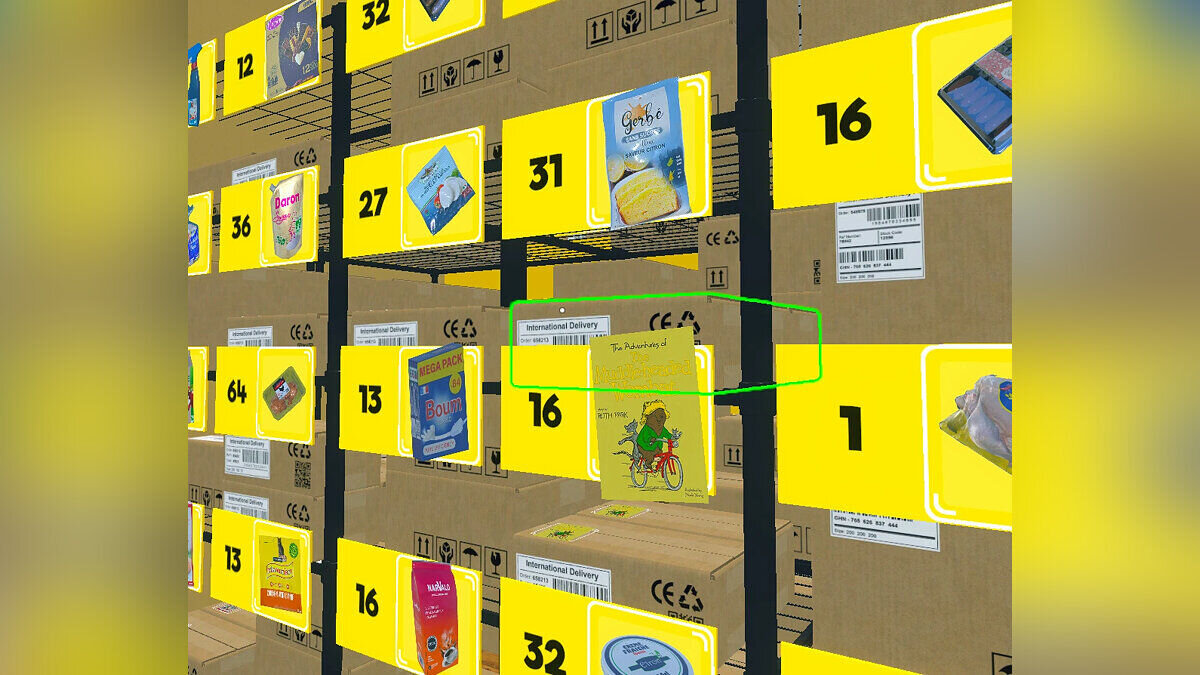 Supermarket Simulator — Этикетки изменяемого размера