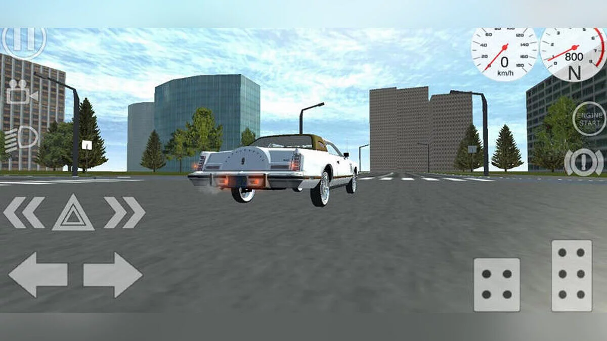 Simple Car Crash Physics Sim — Lincoln Continental 5 1978
