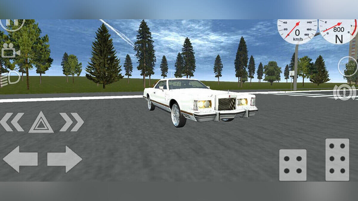 Simple Car Crash Physics Sim — Lincoln Continental 5 1978