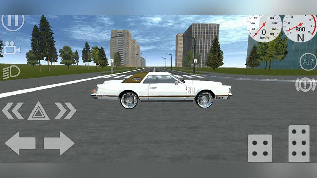 Simple Car Crash Physics Sim — Lincoln Continental 5 1978