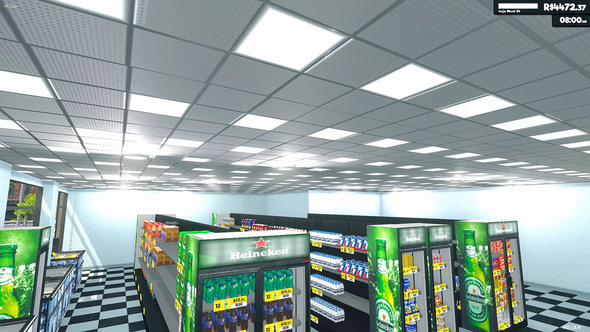 Supermarket Simulator — Лучшее потолочное освещение