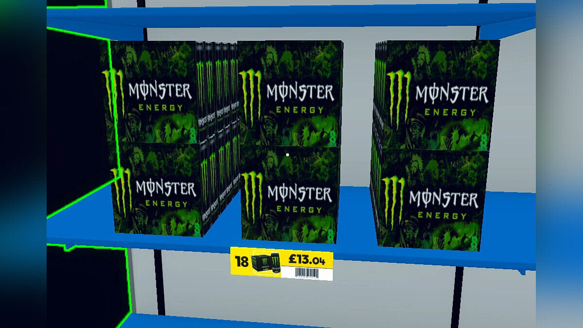 Supermarket Simulator — Monster Energy