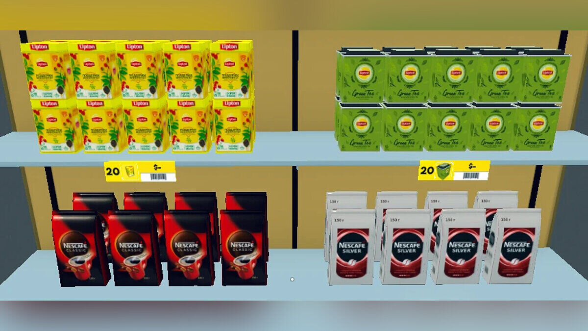 Supermarket Simulator — Набор российских продуктов / Другие файлы