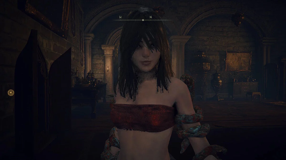 Elden Ring — Прическа с длинной челкой