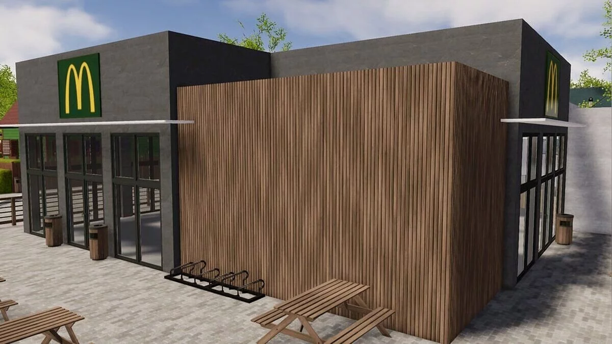 House Flipper 2 — Ресторан «Макдоналдс»