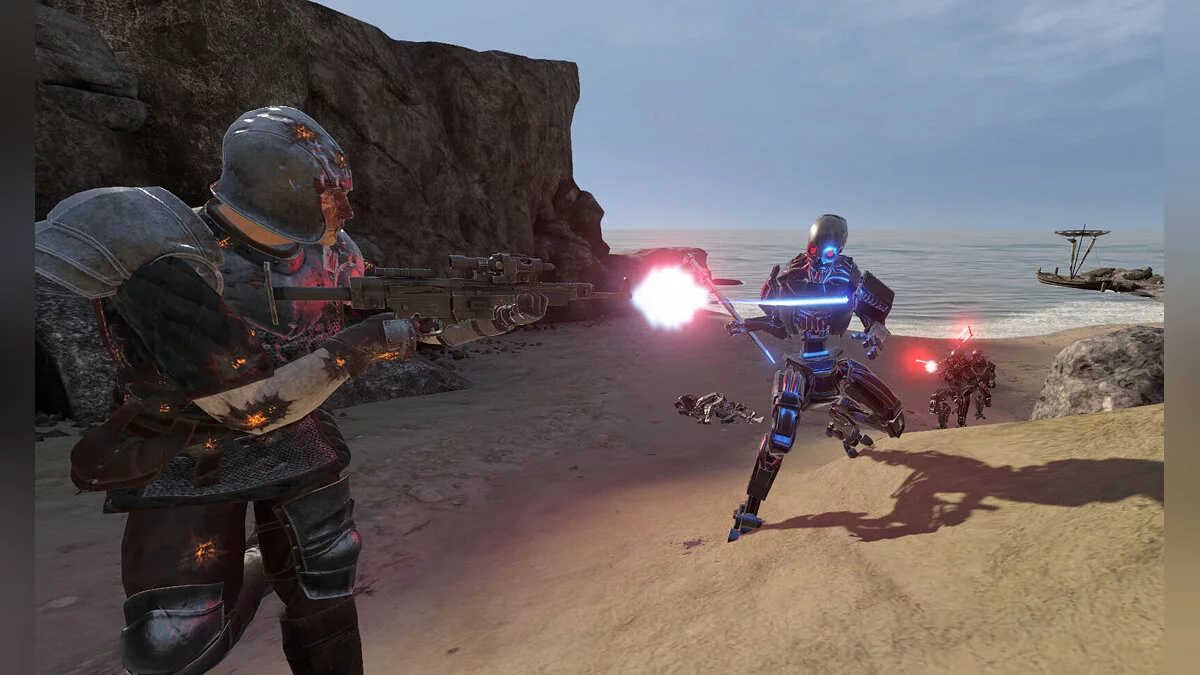 Blade and Sorcery — Роботы из игры Helldivers 2