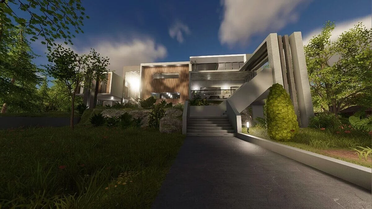 House Flipper 2 — Современный особняк в стиле минимализма