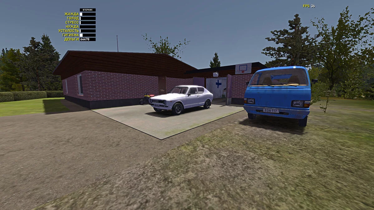 My Summer Car — Сток Сатсума, сабвуфер и 60 тысяч марок