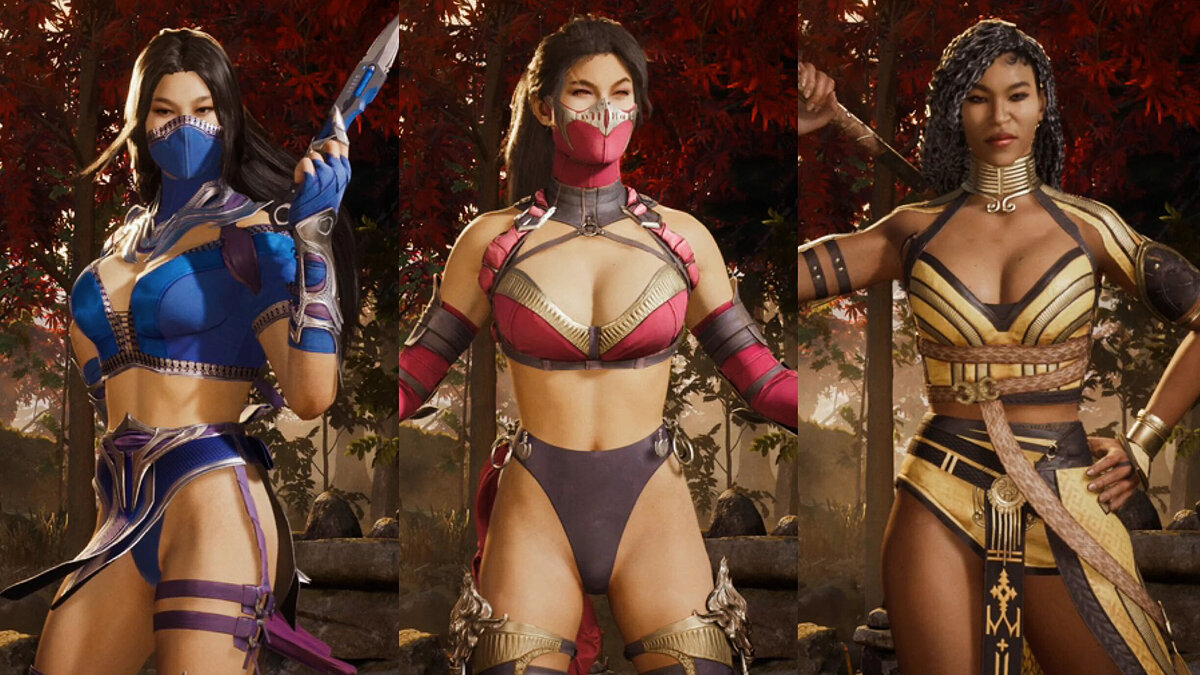 Mortal Kombat 1 — Стройные Таня, Китана и Милина