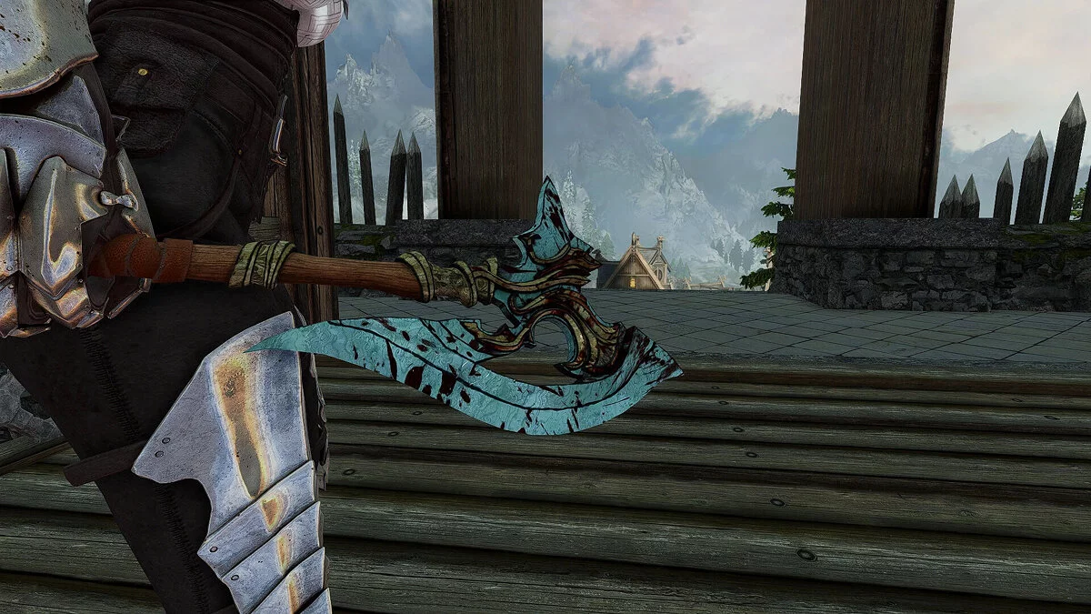 The Elder Scrolls 5: Skyrim Legendary Edition — Топор из малахита