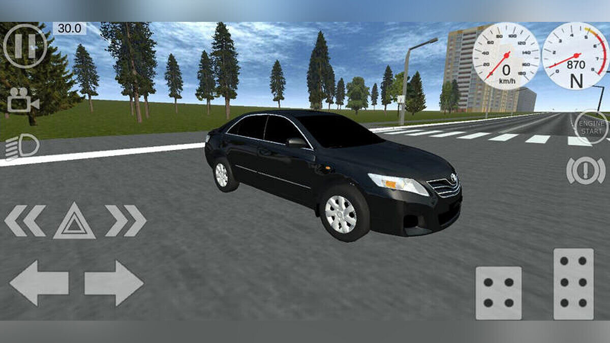 Simple Car Crash Physics Sim — Toyota Camry ACV40