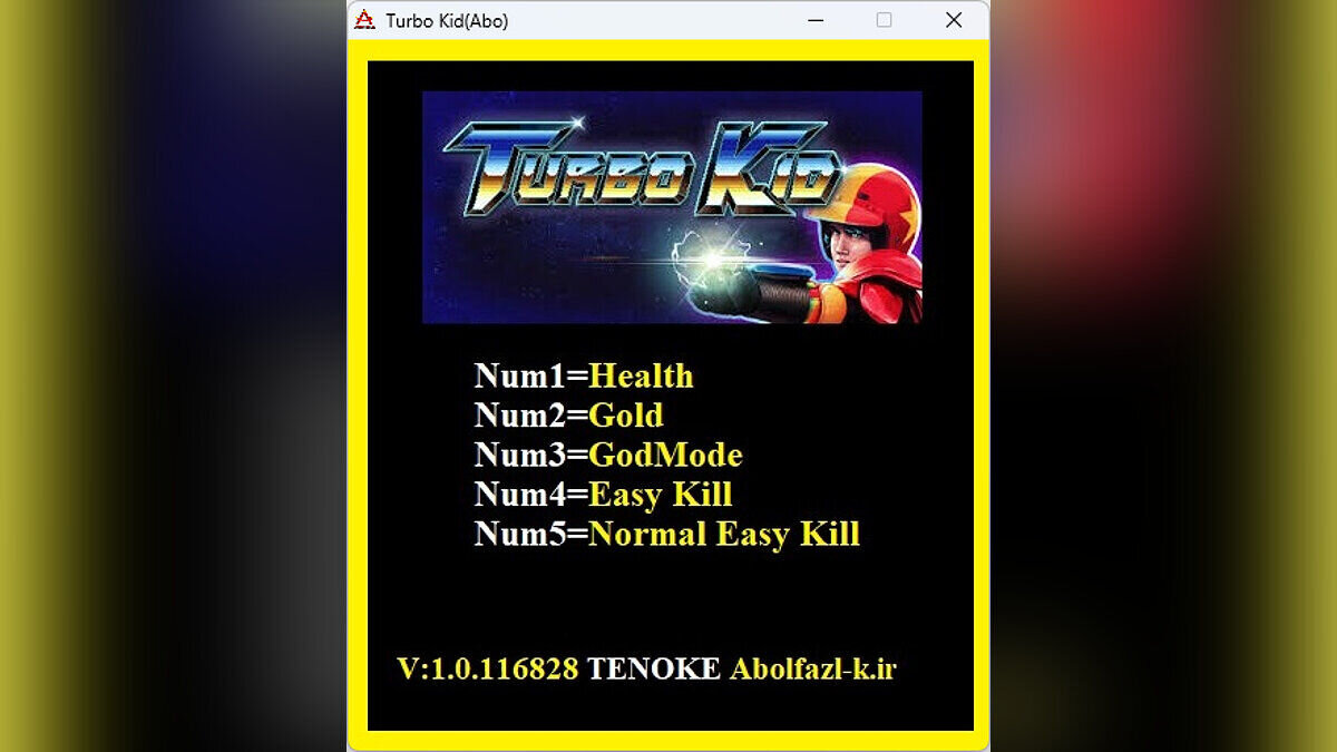 Turbo Kid — Трейнер (+5) [1.0.116828]