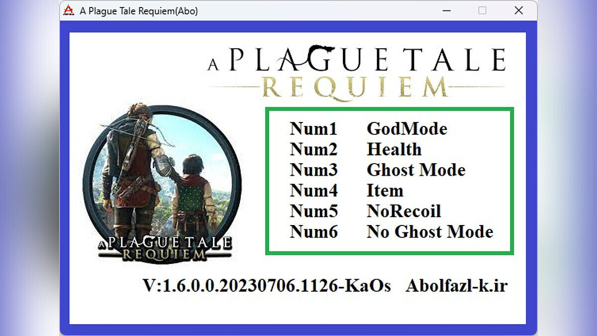 A Plague Tale: Requiem — Трейнер (+6) [1.6.0.0.20230706.1126]