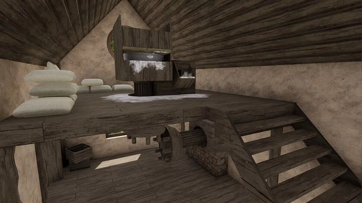 House Flipper 2 — Водяная мельница и домик