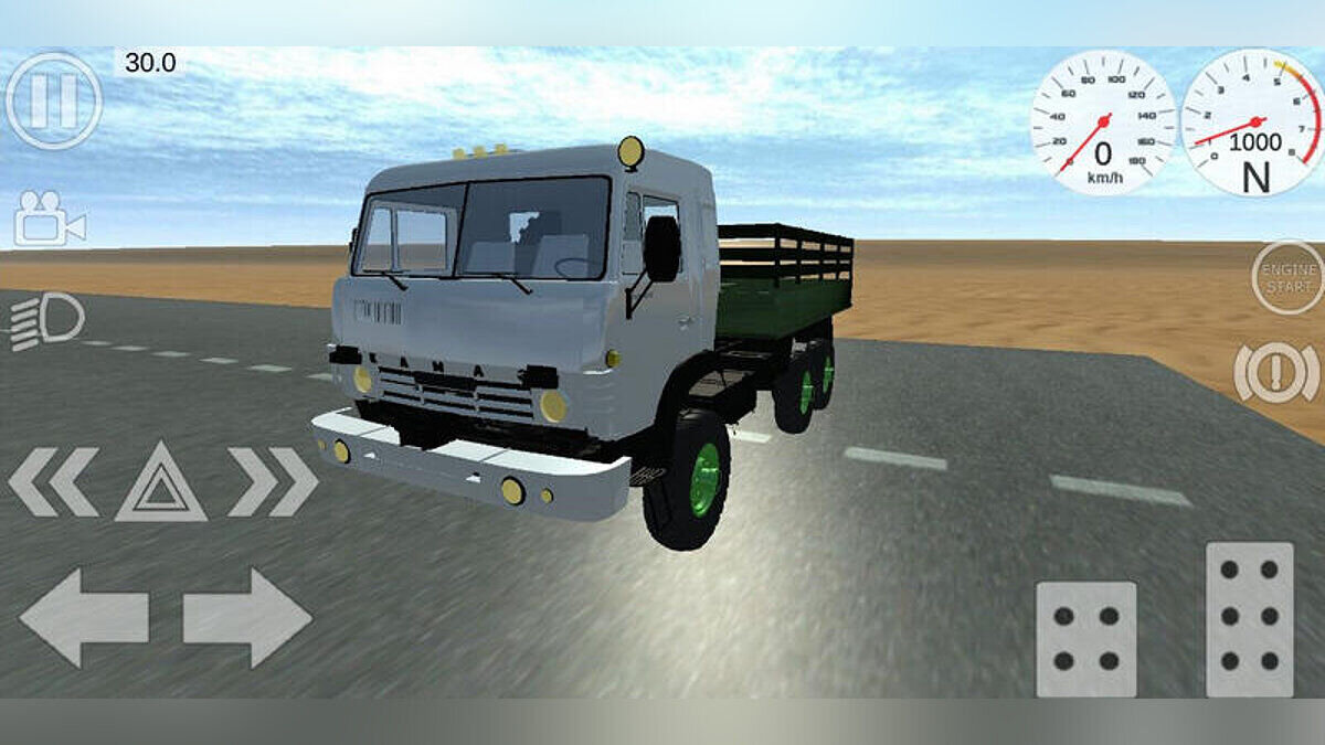 Simple Car Crash Physics Sim — Военный Камаз
