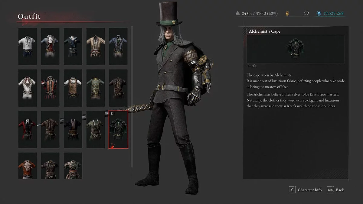 Lies of P — Все оружие и костюмы