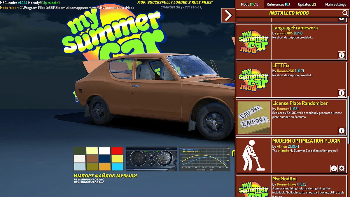 My Summer Car — Всё для сбора Сатсумы, сюжетка не тронута