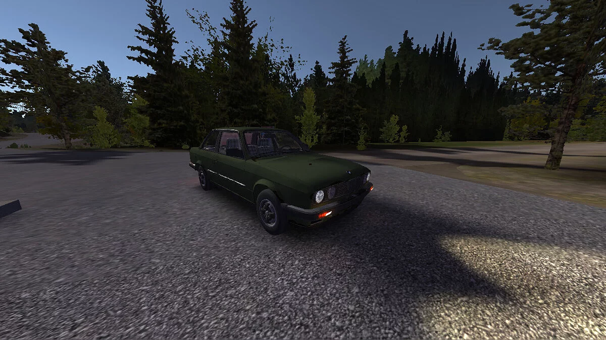 My Summer Car — Зелёная BMW E30