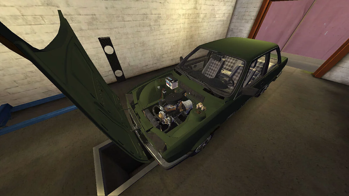 My Summer Car — Зелёная BMW E30