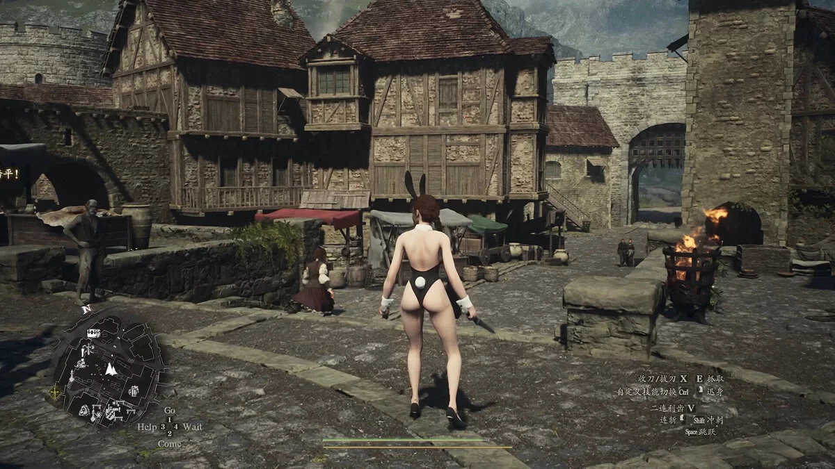 Dragon's Dogma 2 — Женский костюм зайчика