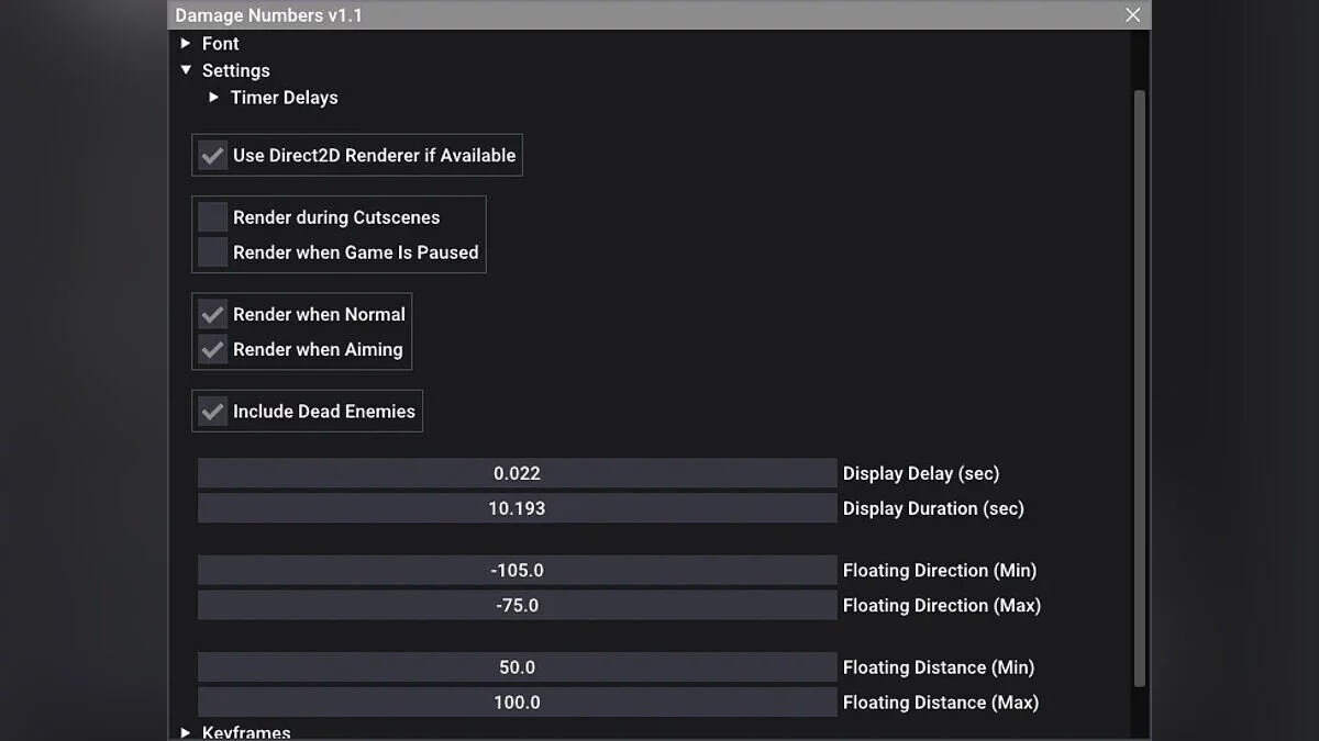 Resident Evil 3 — Числа урона