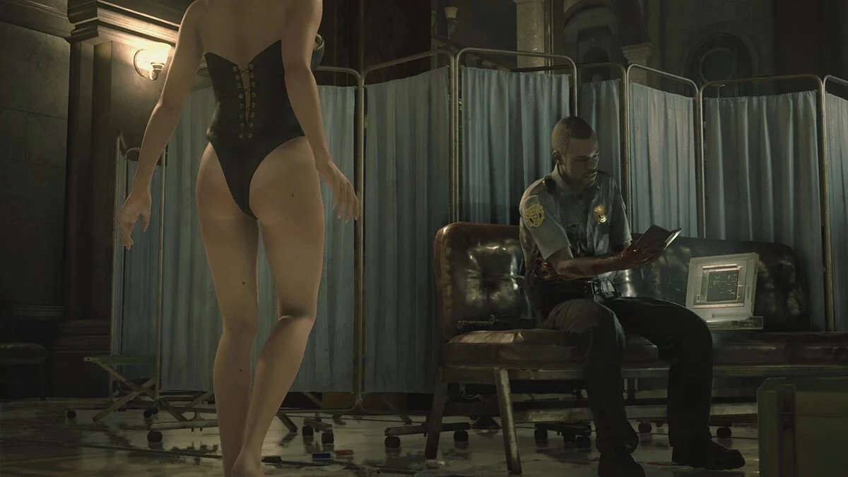 Resident Evil 2 — Клэр в корсете (Non-RT)