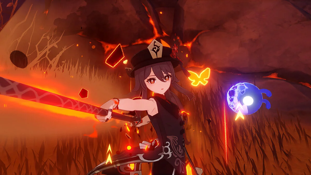 Genshin Impact — Костюм Хутао без рукавов