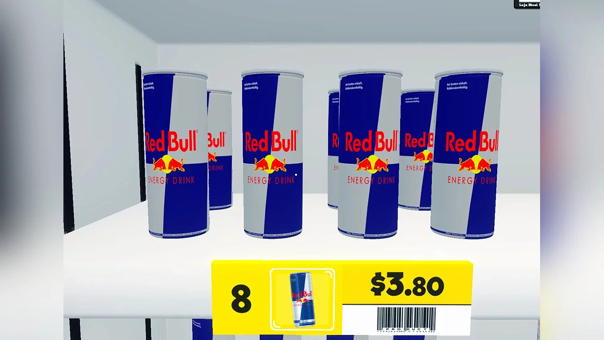 Supermarket Simulator — Напиток Red Bull