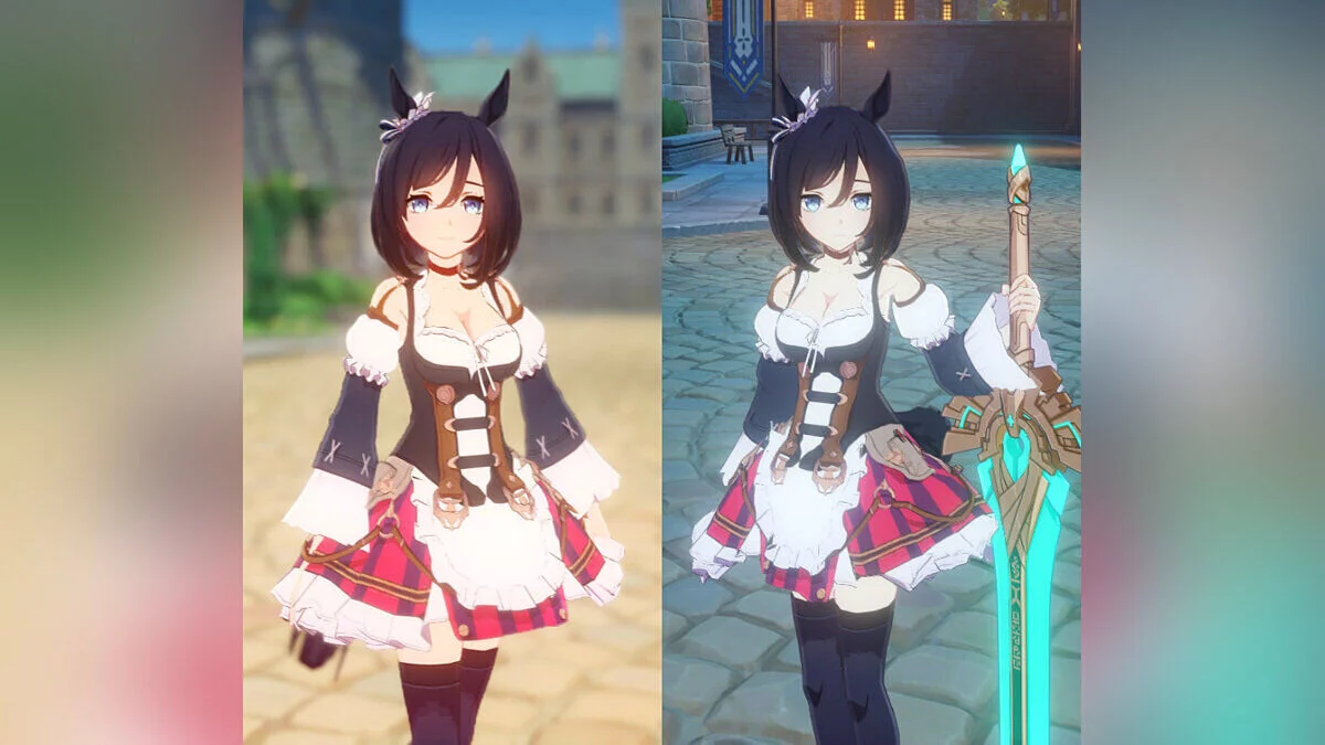 Genshin Impact — Ноэль в юбке