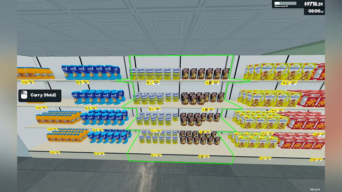 Supermarket Simulator — Новые полы и потолок