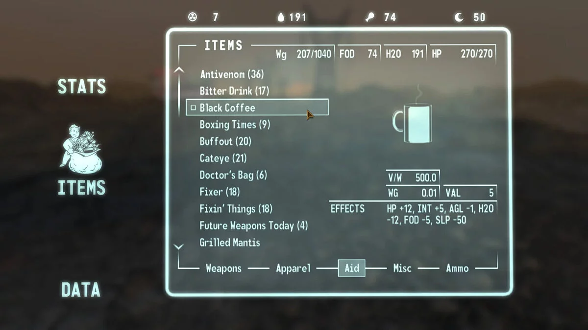 Fallout: New Vegas — Новый интерфейс Pip-Boy
