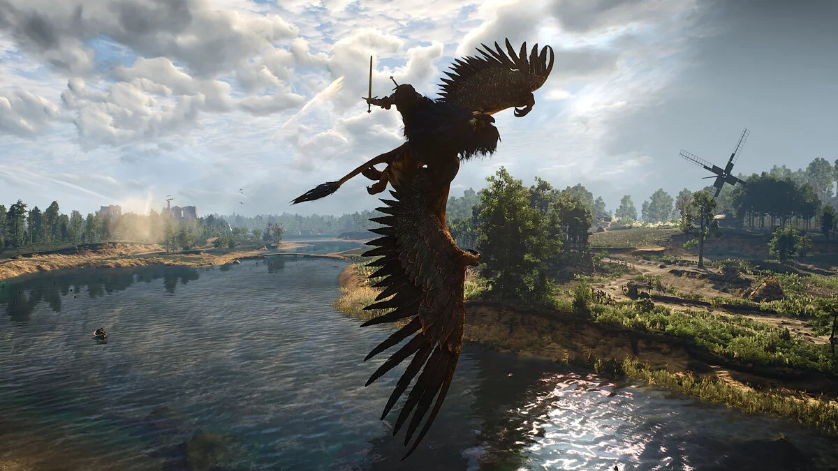 The Witcher 3: Wild Hunt - Complete Edition — Полеты на грифоне