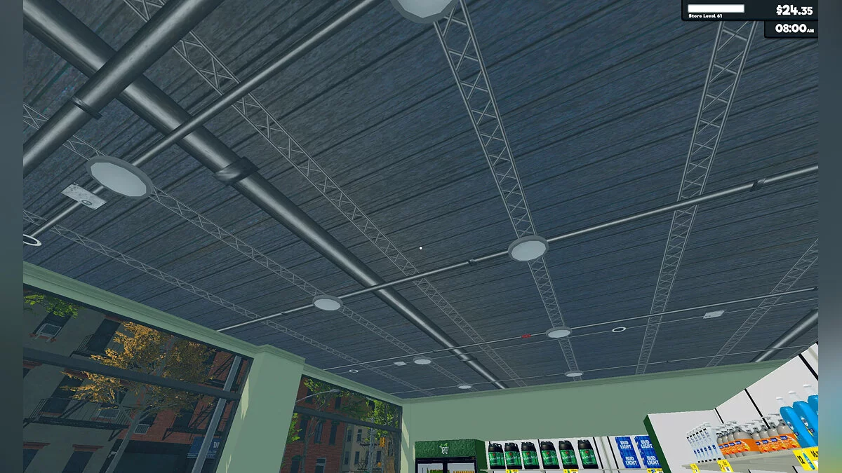 Supermarket Simulator — Промышленный потолок