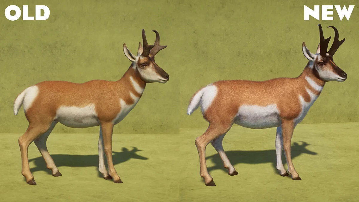 Planet Zoo — Ремастер антилопы Пронгхорн