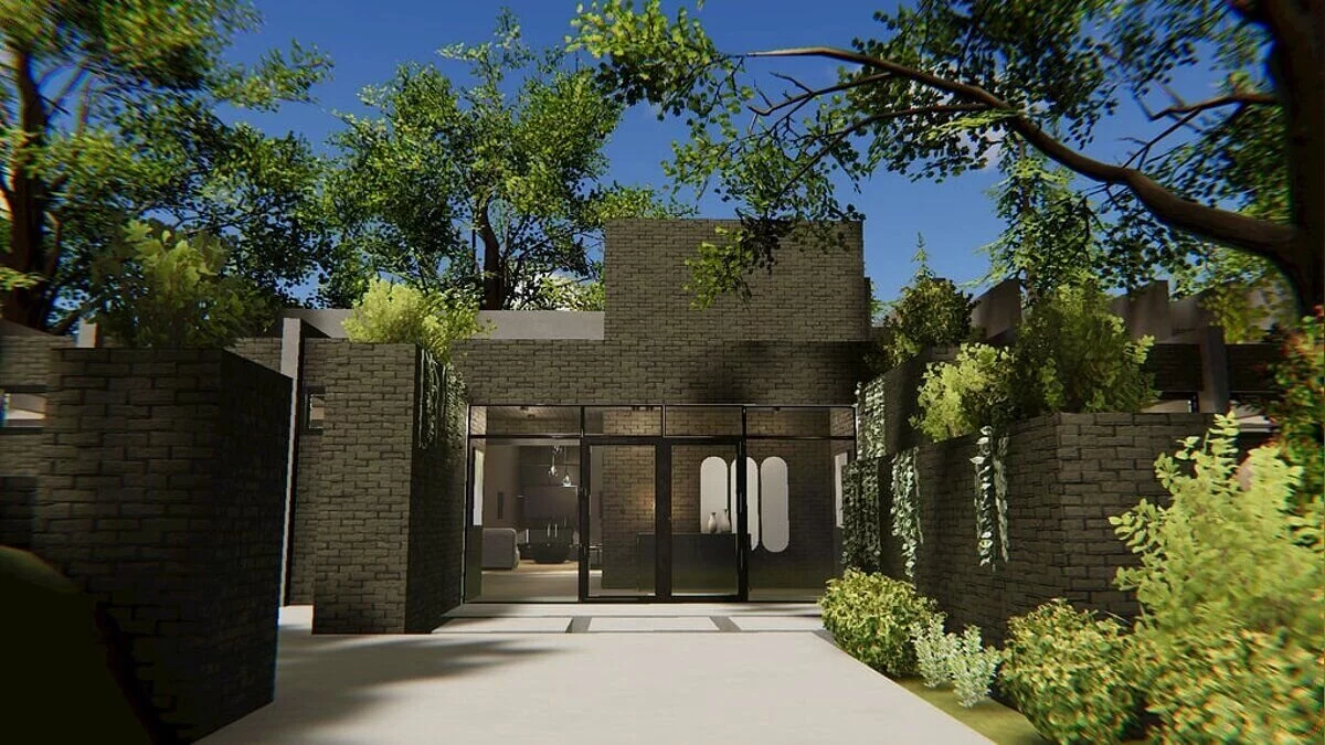 House Flipper 2 — Современный бруталистский дом