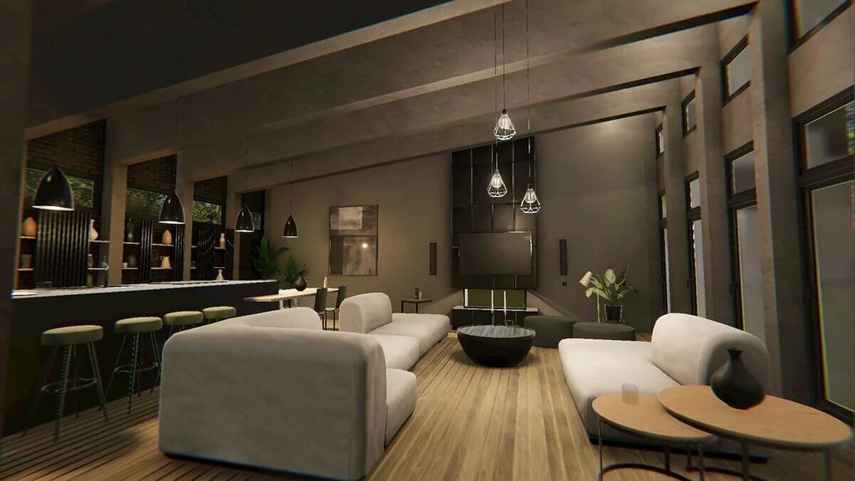 House Flipper 2 — Современный бруталистский дом