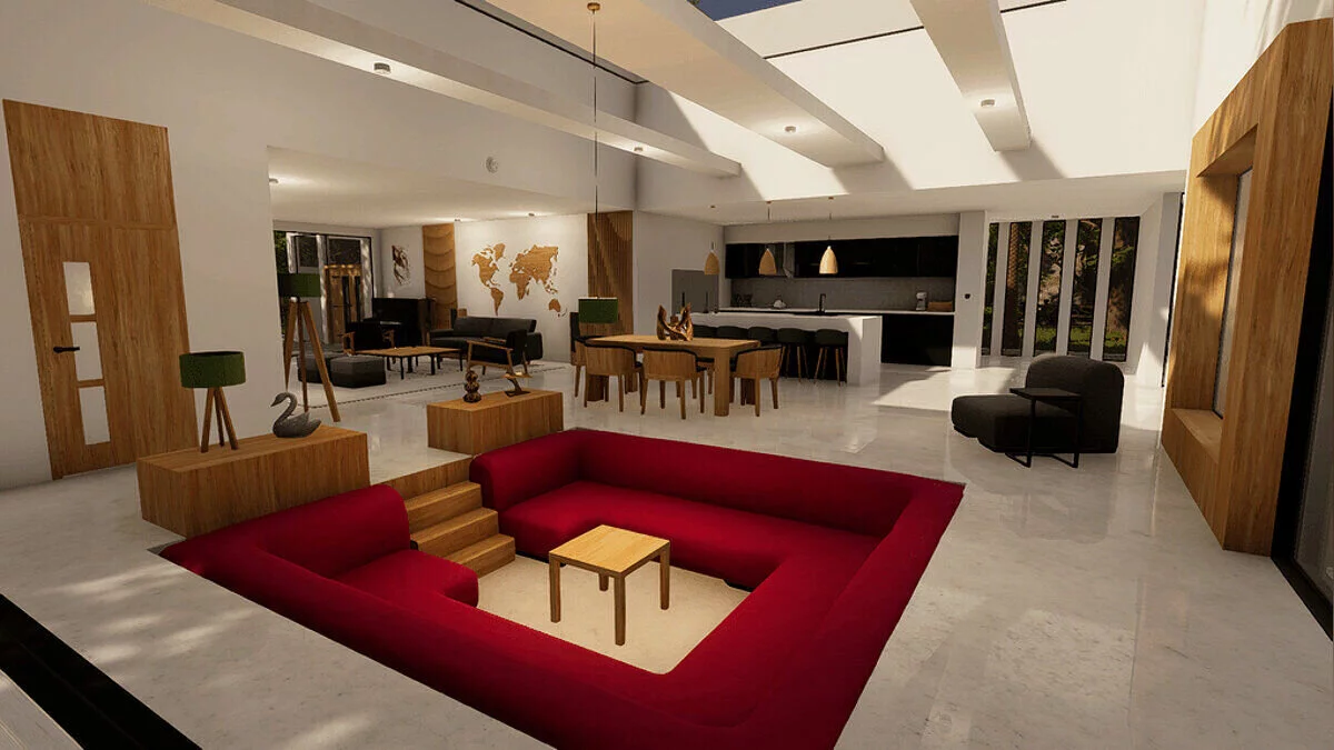 House Flipper 2 — Современный особняк в стиле минимализма