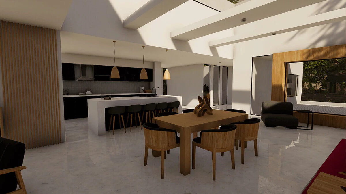 House Flipper 2 — Современный особняк в стиле минимализма